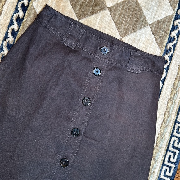 BANANA REPUBLIC linen blend skirt - Picture 3 of 7